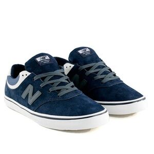 New Balance Men's Quincy 254 Navy Suede Sneakers Size 10.5 US